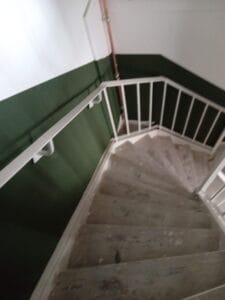 Trap schilderen door schilder-gigant